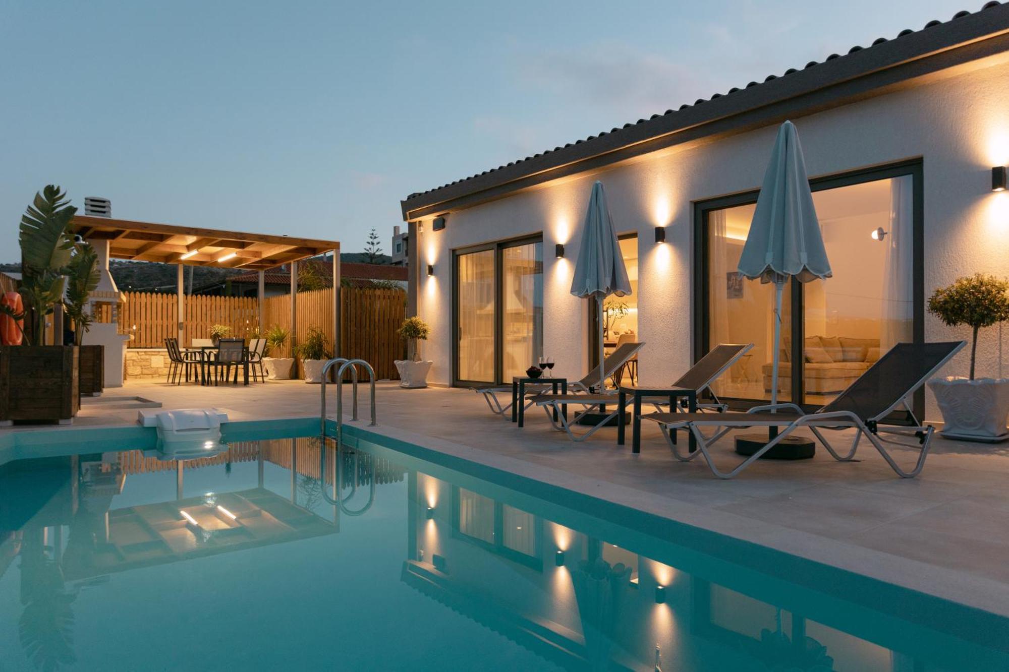 Halaro Villa Gerani Chanion エクステリア 写真
